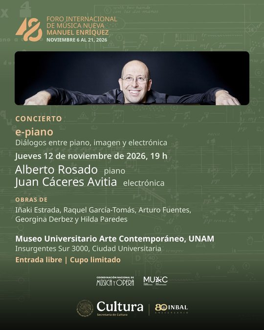Postal: Alberto Rosado, piano