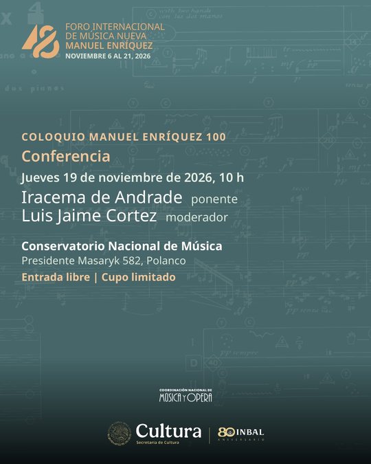 Postal: Conferencia: Iracema de Andrade