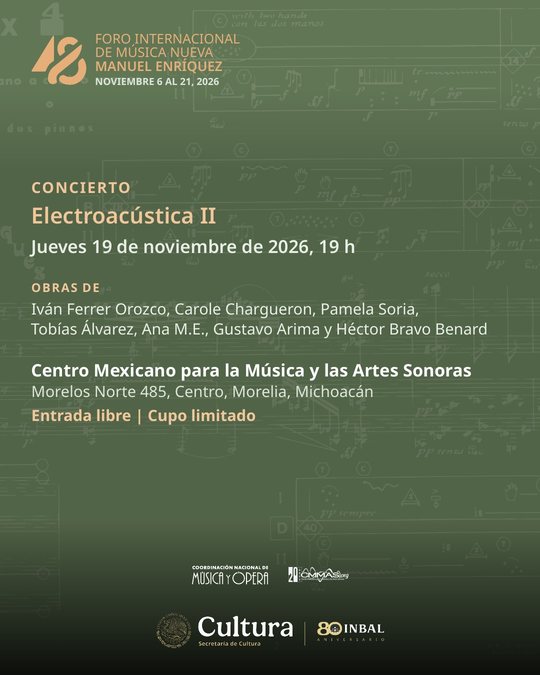Postal: Morelia: Electroacústica II
