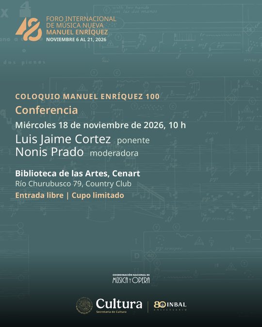 Postal: Conferencia: Luis Jaime Cortez