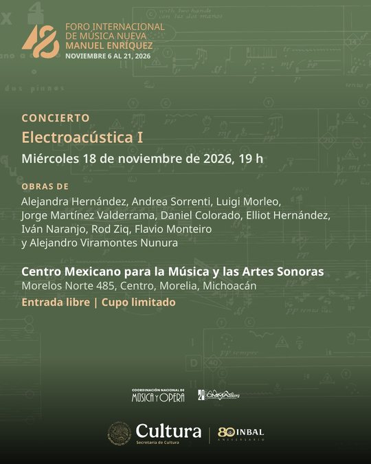 Postal: Morelia: Electroacústica I