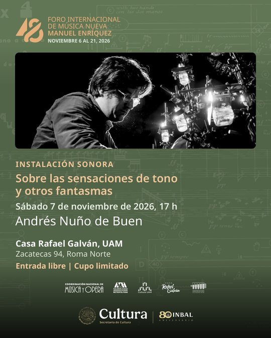 Postal: Instalación sonora: Nuño de Buen