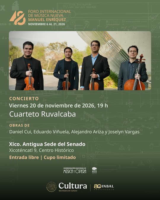 Postal: Cuarteto Ruvalcaba
