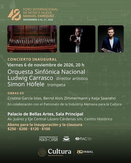 Postal: INAUGURACIÓN: OSN, Carrasco / Höfele